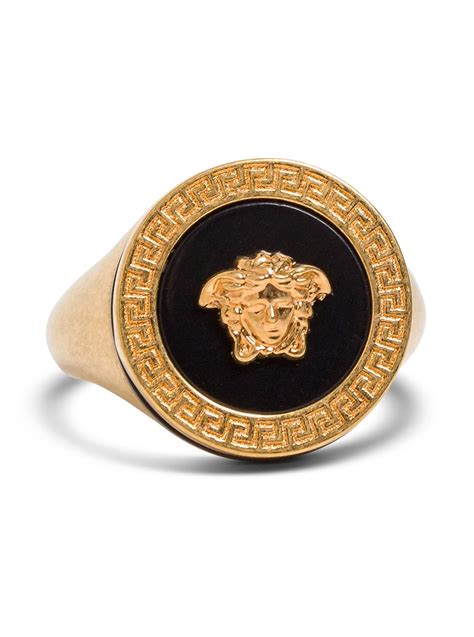 anello versace usato|Anello Versace strass Medusa misura 7 oro dal Giappone i1104.